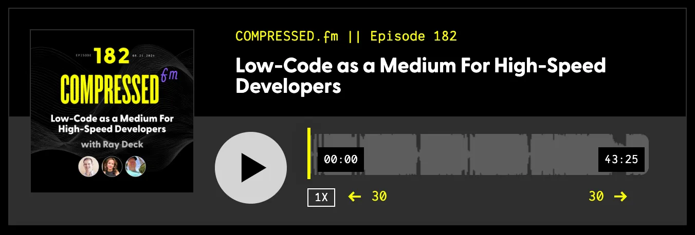 Compressed.fm Episode with Ray Deck