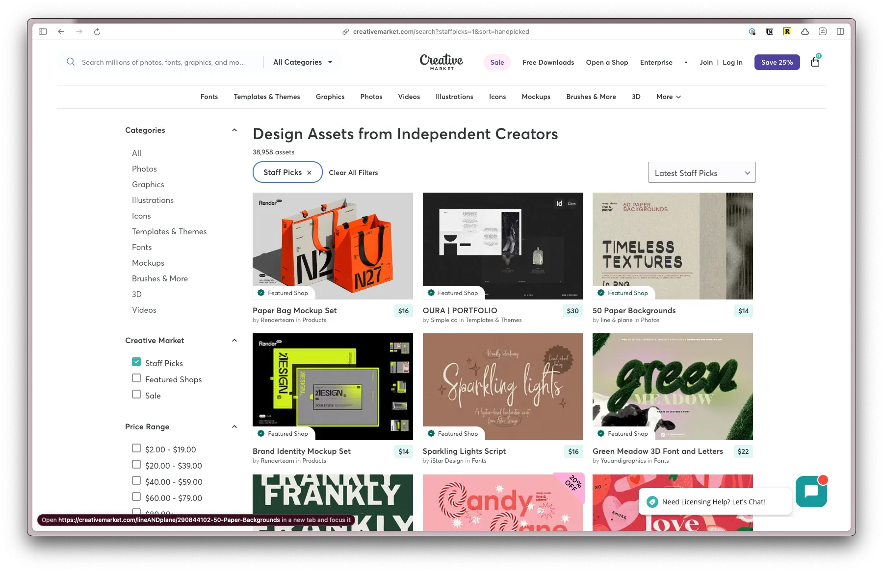 Staff Picks in Creative Market